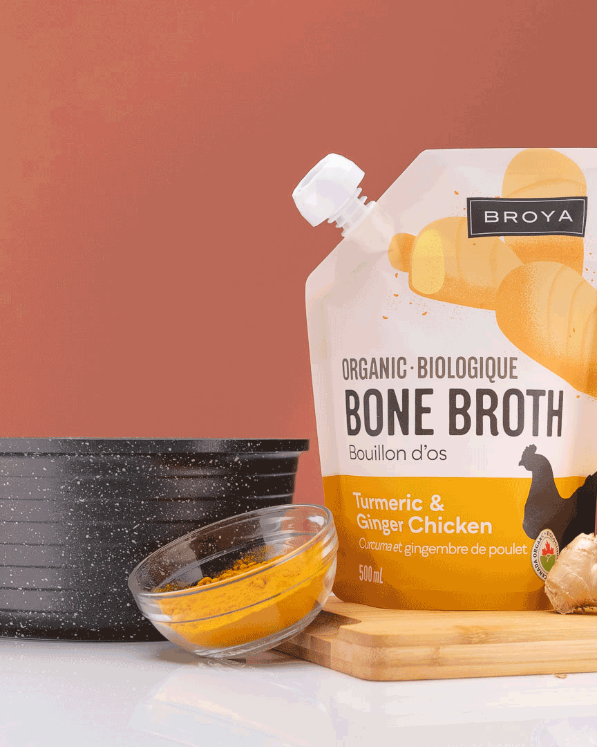 Turmeric & Ginger Chicken Bone Broth