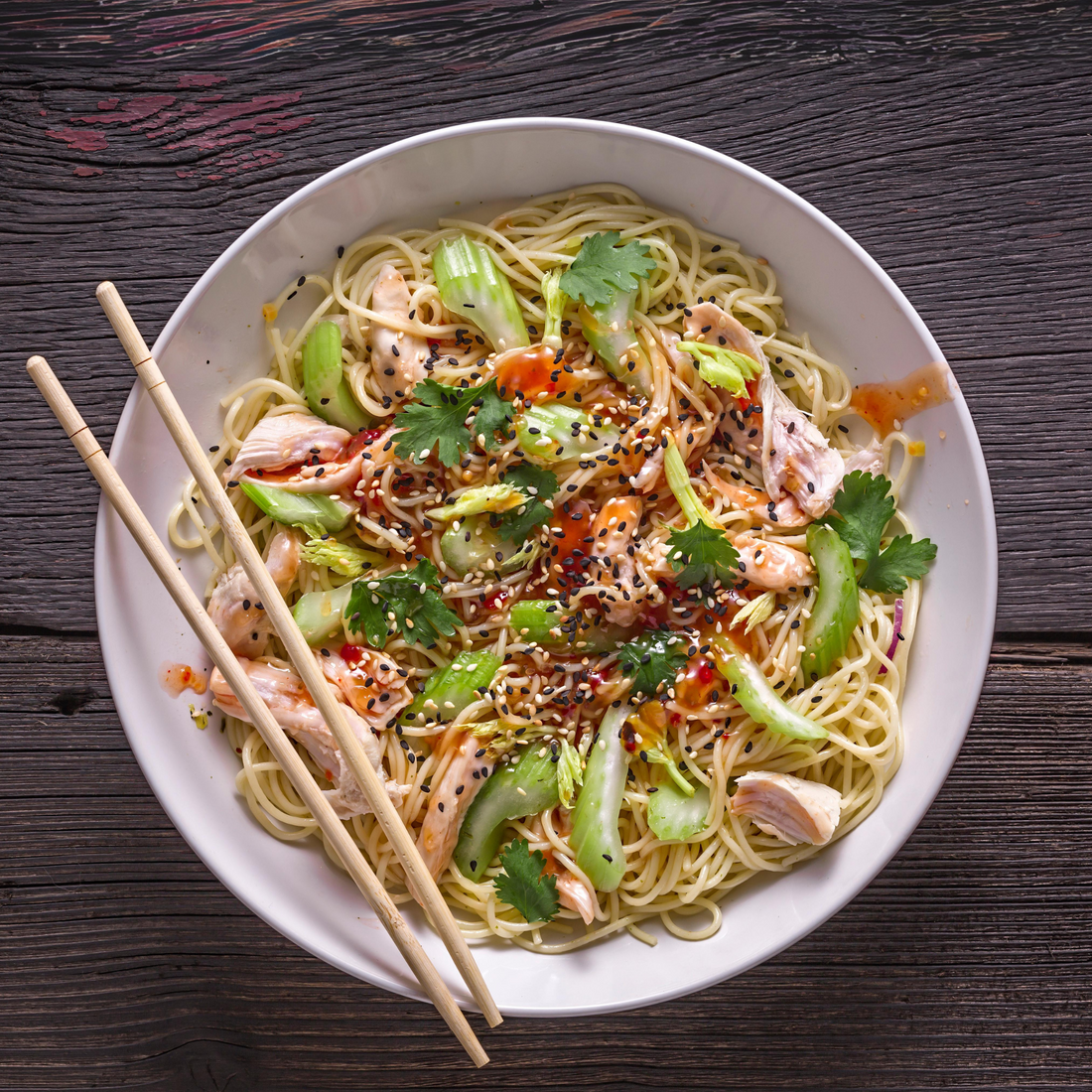 COLD ASIAN NOODLE SALAD