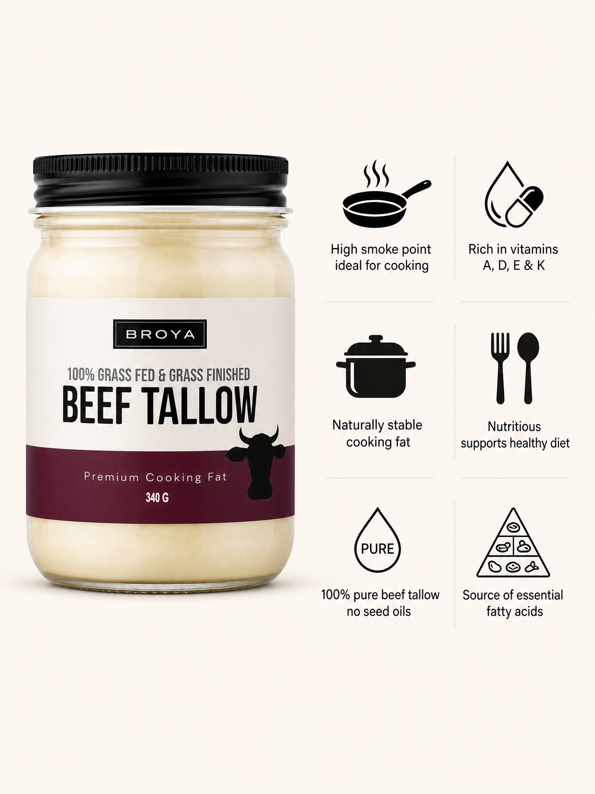 Tallow Cooking Oil